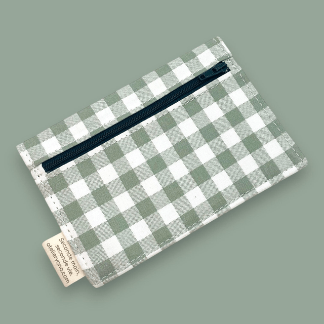 Porte-Feuille Vichy Vert