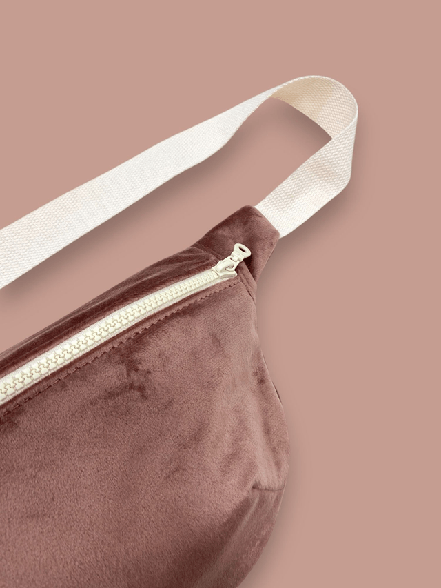 Banane Velours Vieux Rose